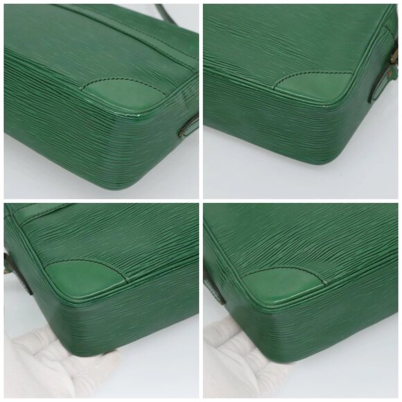 LOUIS VUITTON Epi Trocadero 27 Shoulder Bag Green M52314 LV Auth 128600 - Picture 14 of 16